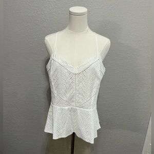 Elegant White Lace Women Top